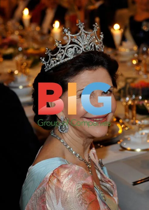 Queen Silvia at Nobel Banquet