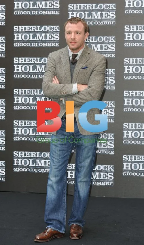 Guy Ritchie and Robert Downey jr. at Sherlock Holmes photocall