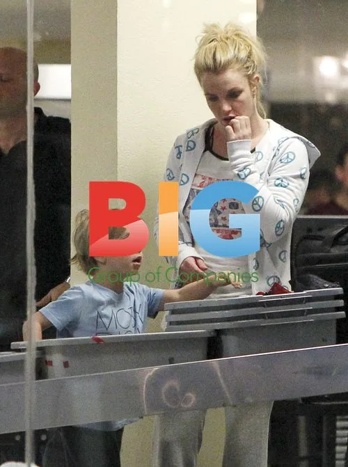 Britney Spears at Puerto Rico Airport