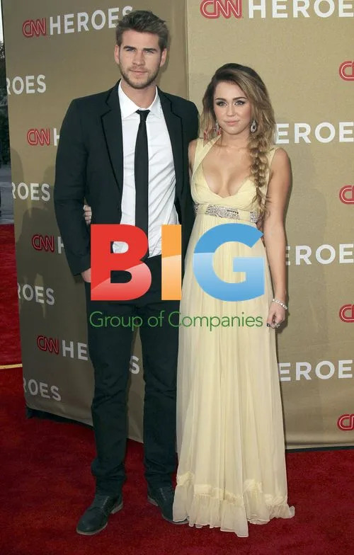 Miley Cyrus and Liam Hemsworth at CNN Heroes