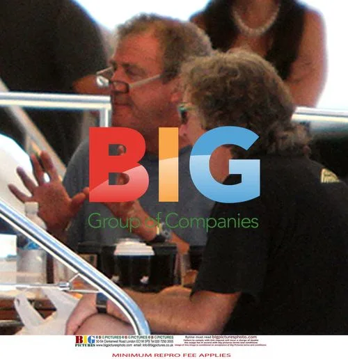 Top Gear Hosts Relax on Powerboat in Australia