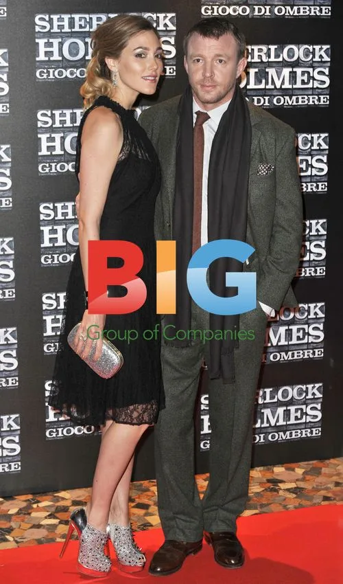 Guy Ritchie and Jacqui Ainsley at Sherlock Holmes Premiere