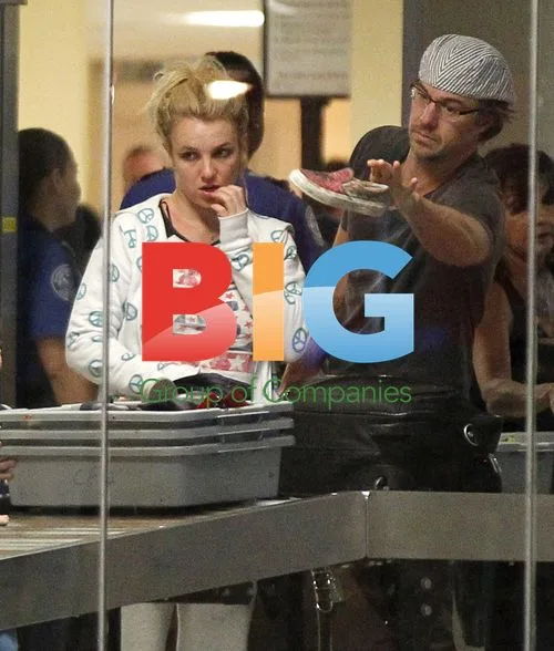 Britney Spears and Family at Airport