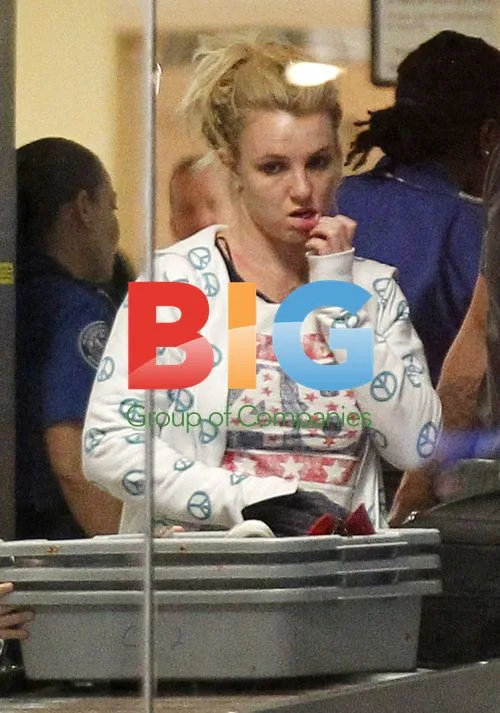 Britney Spears and Family at Airport