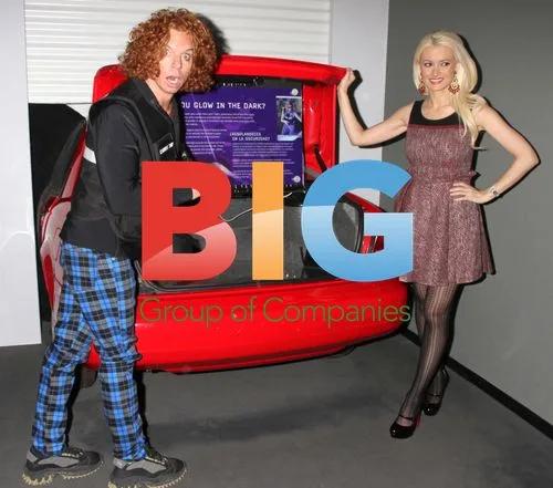 Holly Madison and Carrot Top celebrate CSI anniversary