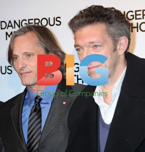 Viggo Mortensen and Vincent Cassel at "A Dangerous Method" Premiere