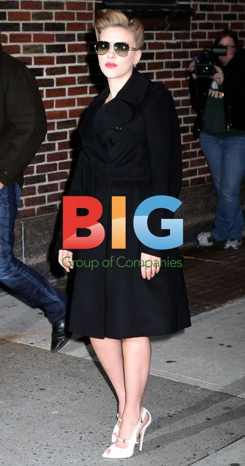 Scarlett Johansson on Late Show