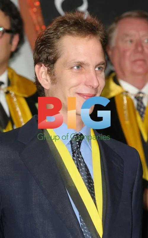 Prince Albert II at Chope d'or Ceremony