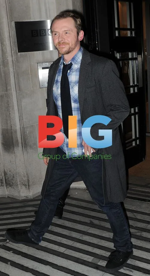 Simon Pegg Leaving BBC Radio 2 Studio