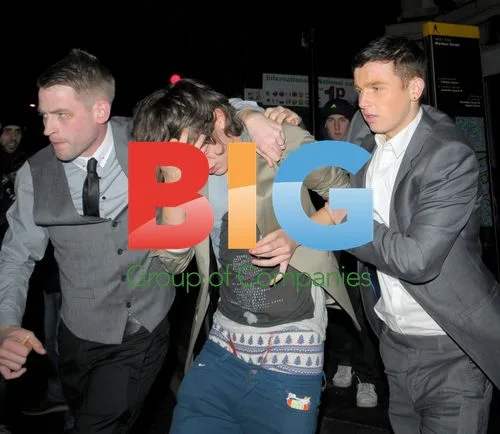Frankie Cocozza gets help at X Factor party