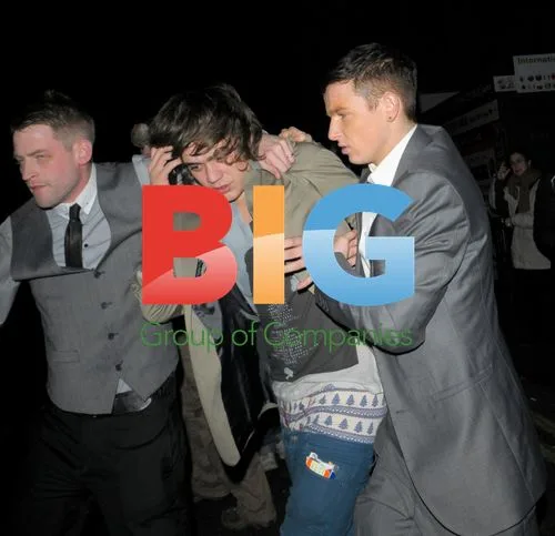 Frankie Cocozza Gets Help at X Factor Party