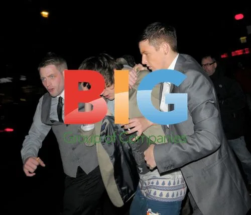 Frankie Cocozza and Jonjo Kerr at X Factor Party