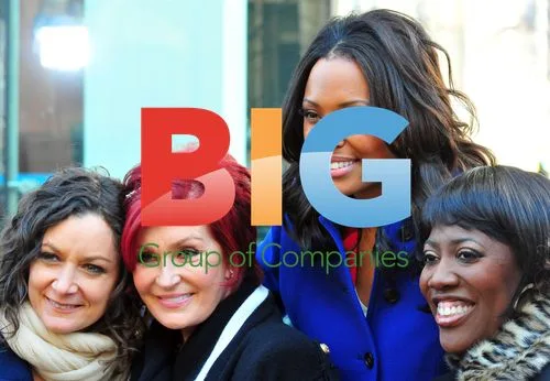 Sharon Osbourne, Aisha Tyler and Sara Gilbert with Angela Bassett