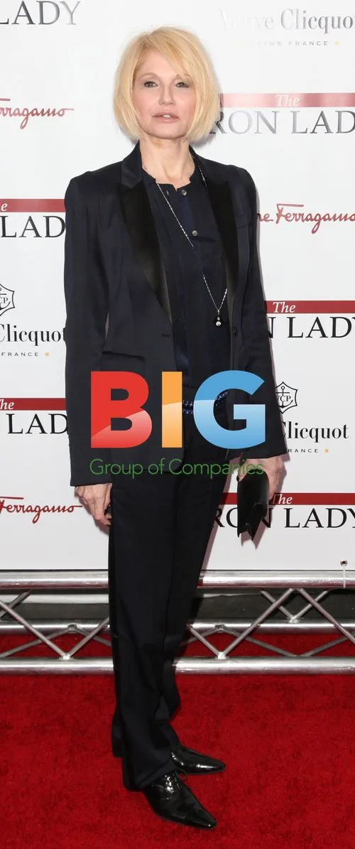 Ellen Barkin at The Iron Lady premiere