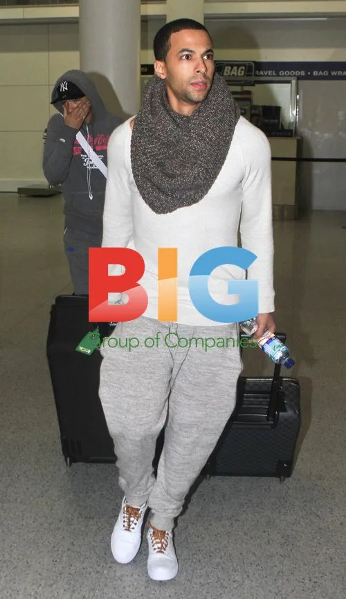 Marvin Humes Departing for JB's Birthday