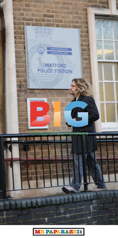 Justin Lee-Collins Arrested at Police Station
