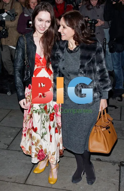 Abi and Arlene Phillips at the ENB Christmas Party