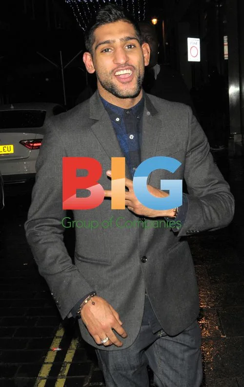 Amir Khan at Anaya Club in London