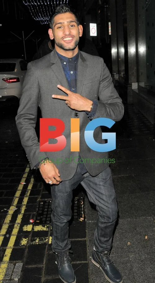 Amir Khan at Anaya Club in London