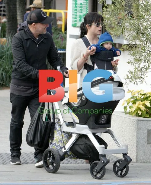 Selma Blair with baby Arthur