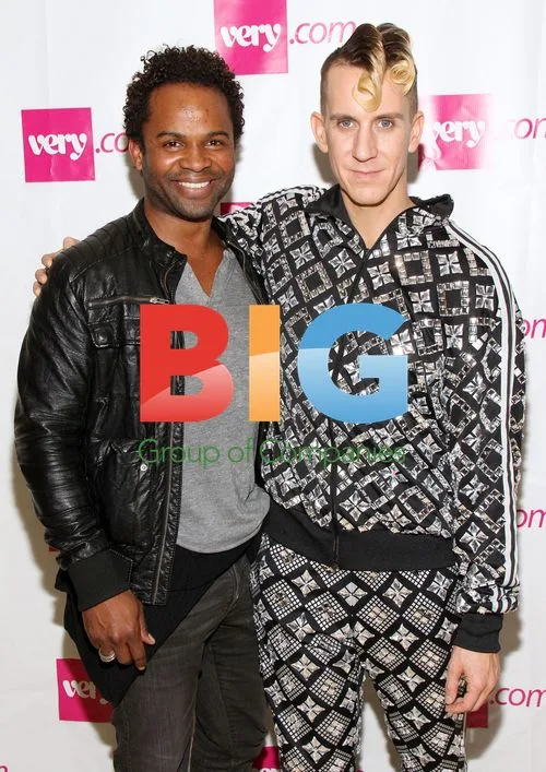 David Galan and Jeremy Scott at Very.com Launch Party