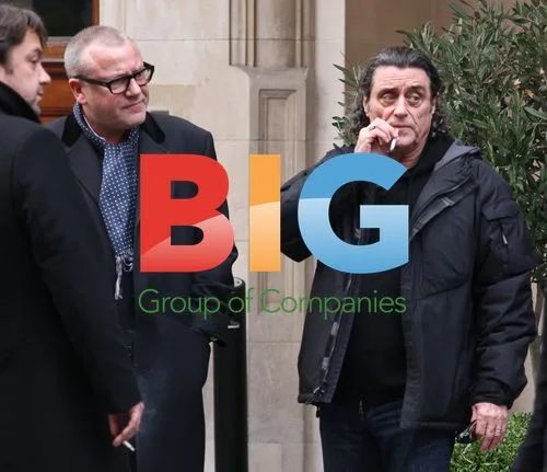 Ray Winstone and Ian McShane take cigarette break