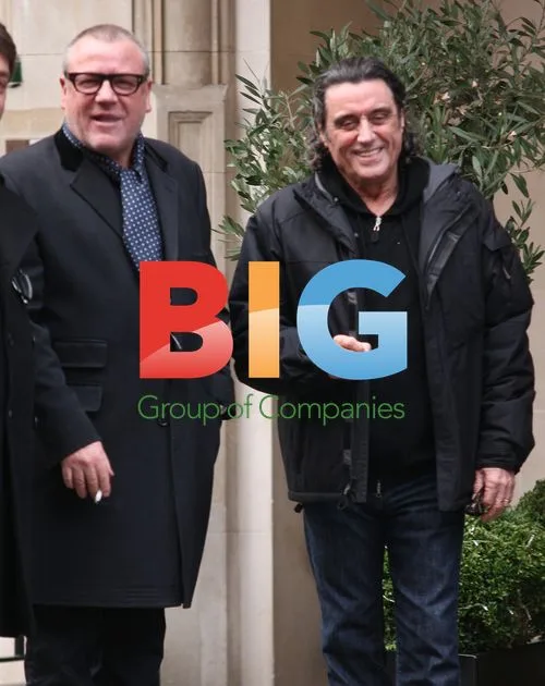 Actors Ray Winstone and Ian McShane Sharing Laugh