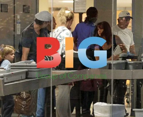 Britney Spears and Family at Airport