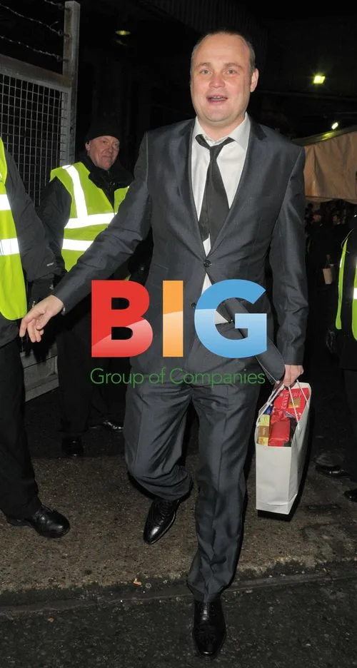 Al Murray Leaving British Comedy Awards 2011