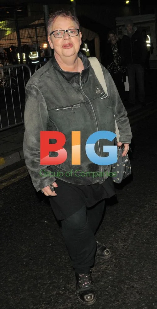 Jo Brand Leaves British Comedy Awards 2011