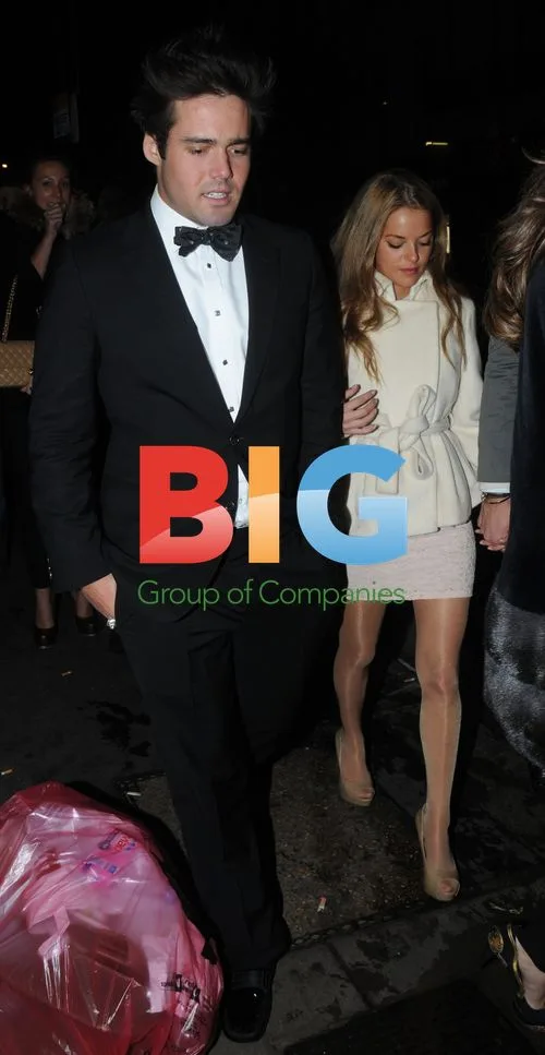 Spencer Matthews and Hugo Taylor at Arts Club