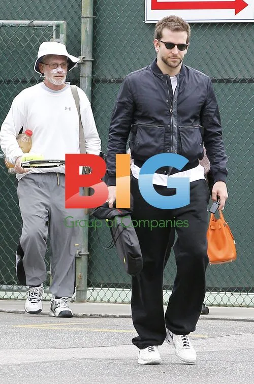 Bradley Cooper Tennis with Mother
