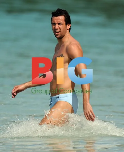 Croatian footballer Darijo Srna on Caribbean holiday