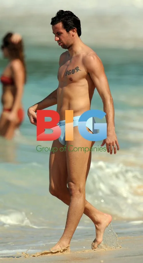 Croatian footballer Darijo Srna on Caribbean holiday