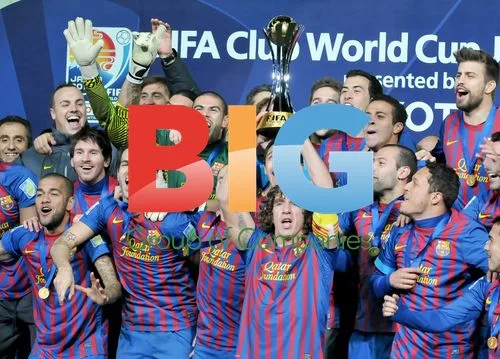 FC Barcelona Celebrates Club World Cup 2011 Win