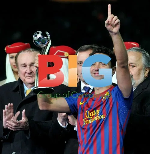FC Barcelona celebrates Club World Cup victory