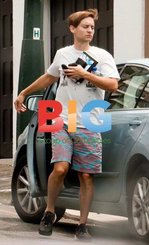 Tobey Maguire After Workout in Sydney