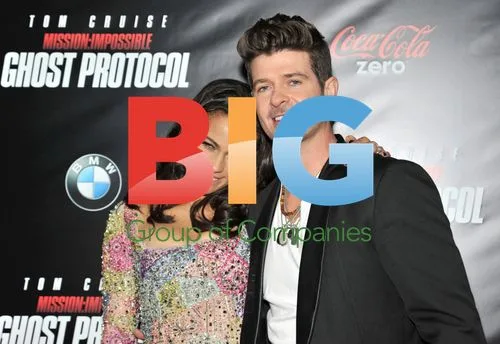 Paula Patton and Robin Thicke at 'Mission: Impossible' premiere