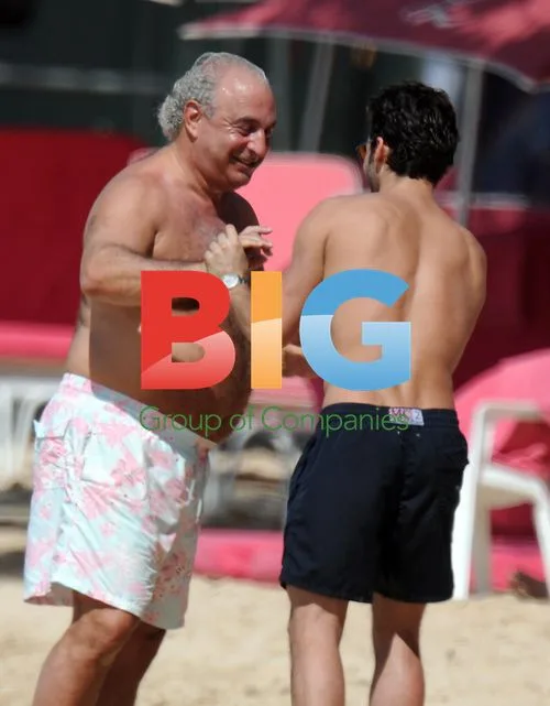 Philip Green on Caribbean Beach