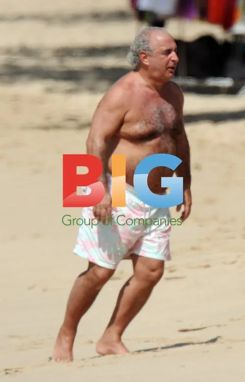 Philip Green on Caribbean Beach