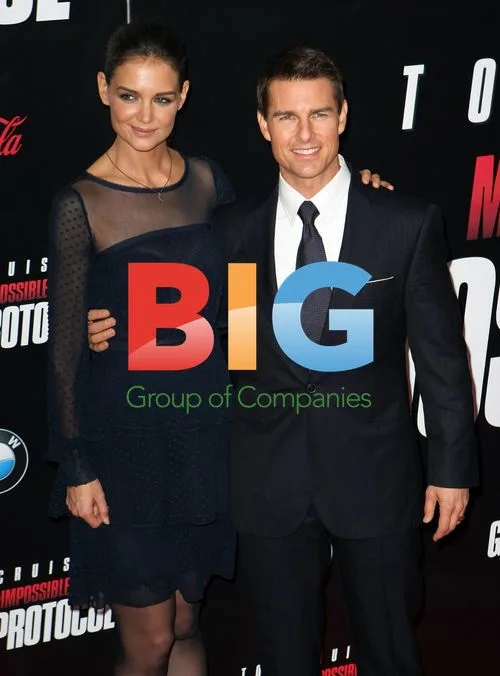 Tom Cruise and Katie Holmes at 'Mission: Impossible' Premiere