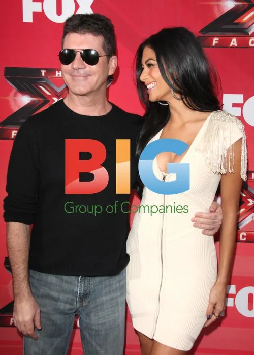 Simon Cowell & Nicole Scherzinger at X Factor Press Conf