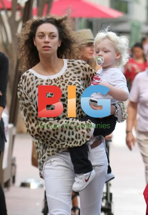 Boris Becker Gets Hair Cut With Son Noah