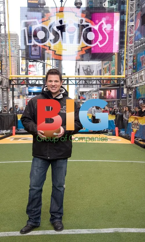 Nick Lachey at Tostitos "Party with a Purpose" event