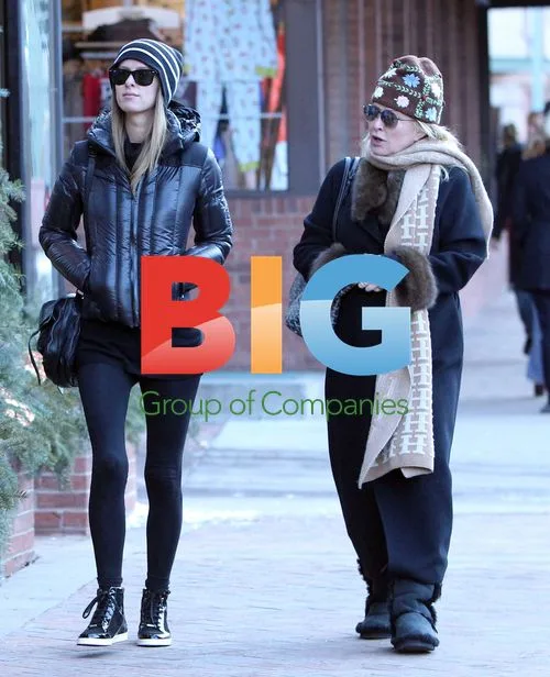 Nicky Hilton and Kathy Hilton in Aspen