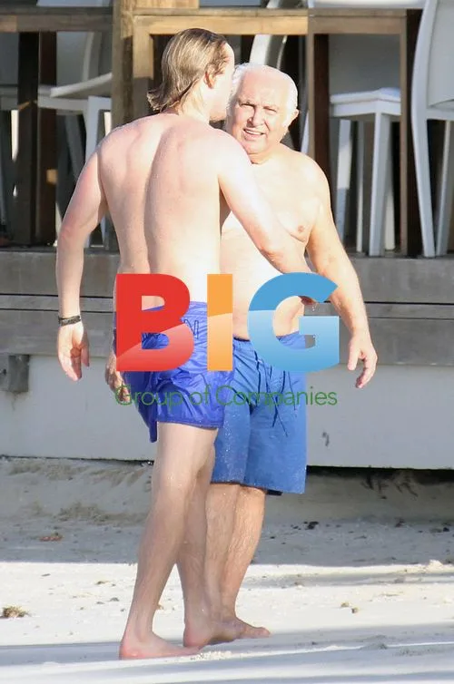 Owen Wilson Swimming in St Barths