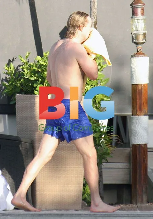 Owen Wilson Swimming in St Barths