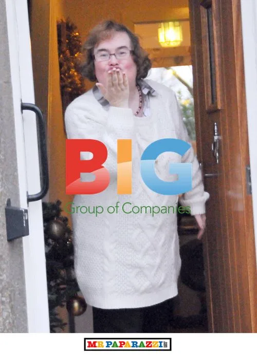 Susan Boyle in Festive Mood