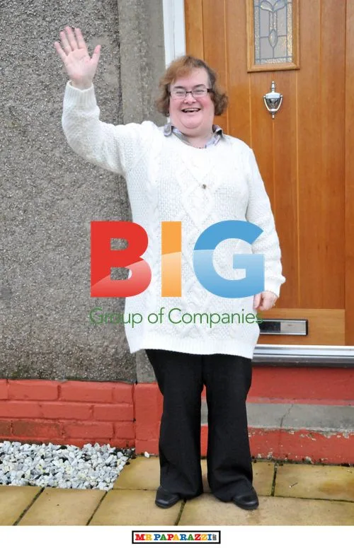 Susan Boyle in Festive Mood