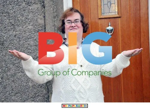 Susan Boyle Smiles in Scotland